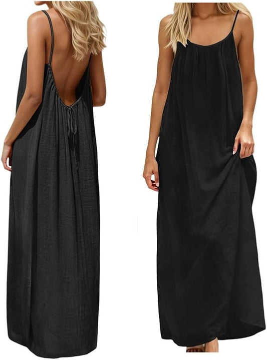 Romantic Backless Cami Dress